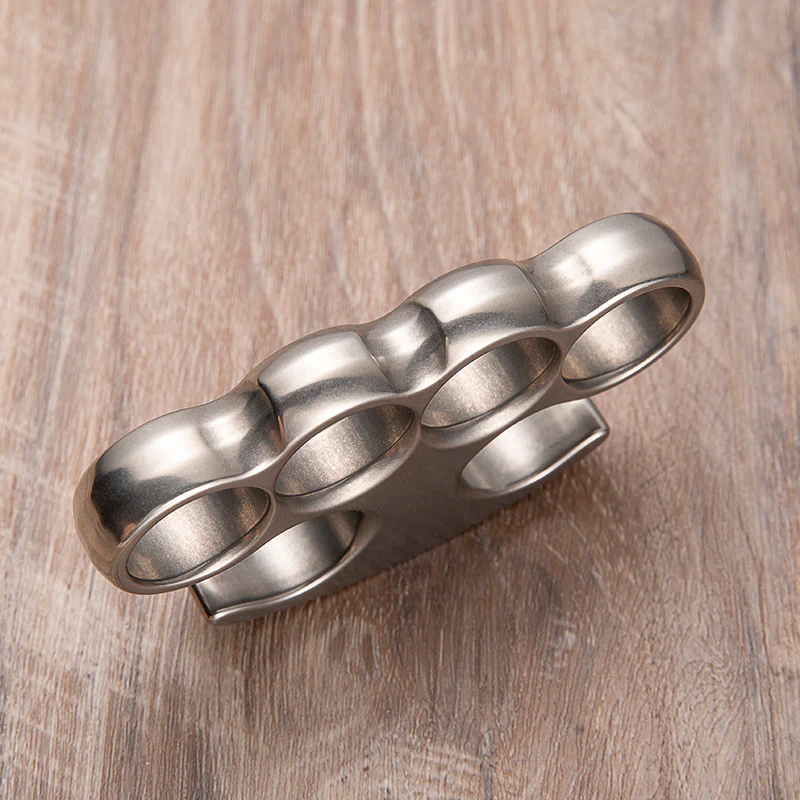 Old 1864 Lincoln Style Titanium Brass Knuckle - Image 3