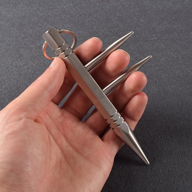Long Spike Self Defense Keychain Kubotan - Image 2