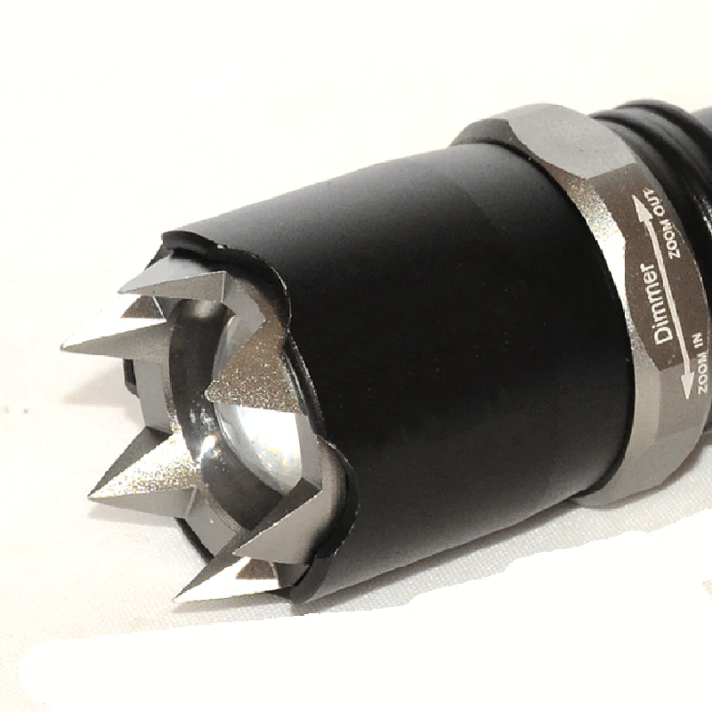 Spiked Tactical Flashlight Self Defense - Image 2