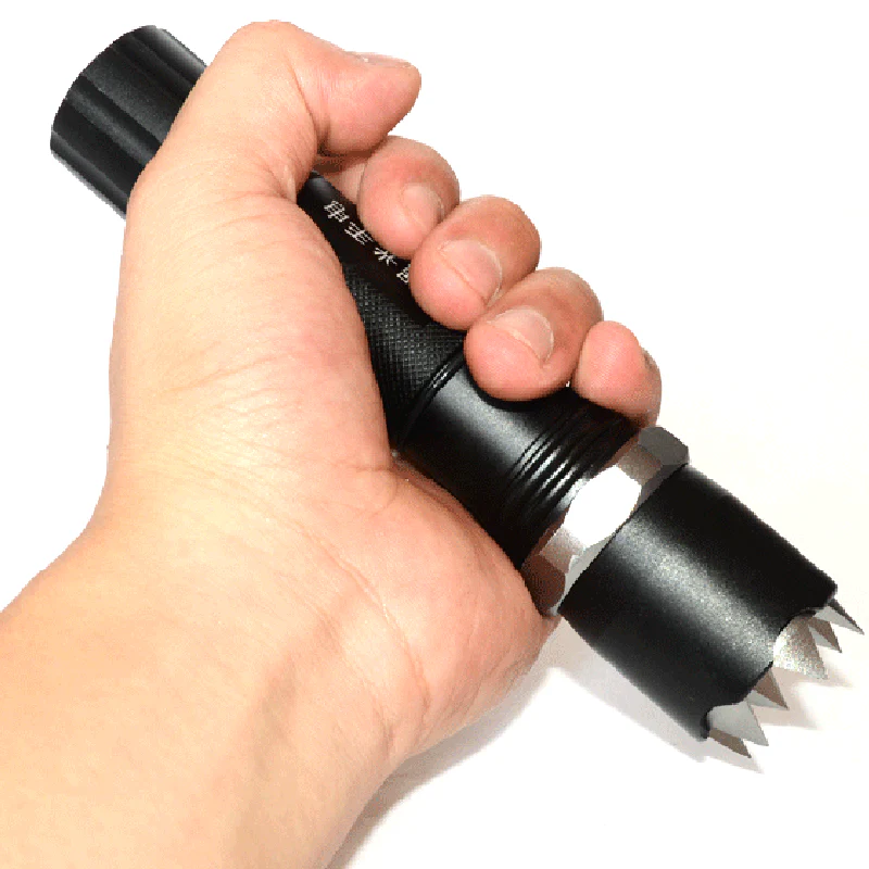 Spiked Tactical Flashlight Self Defense - Image 3