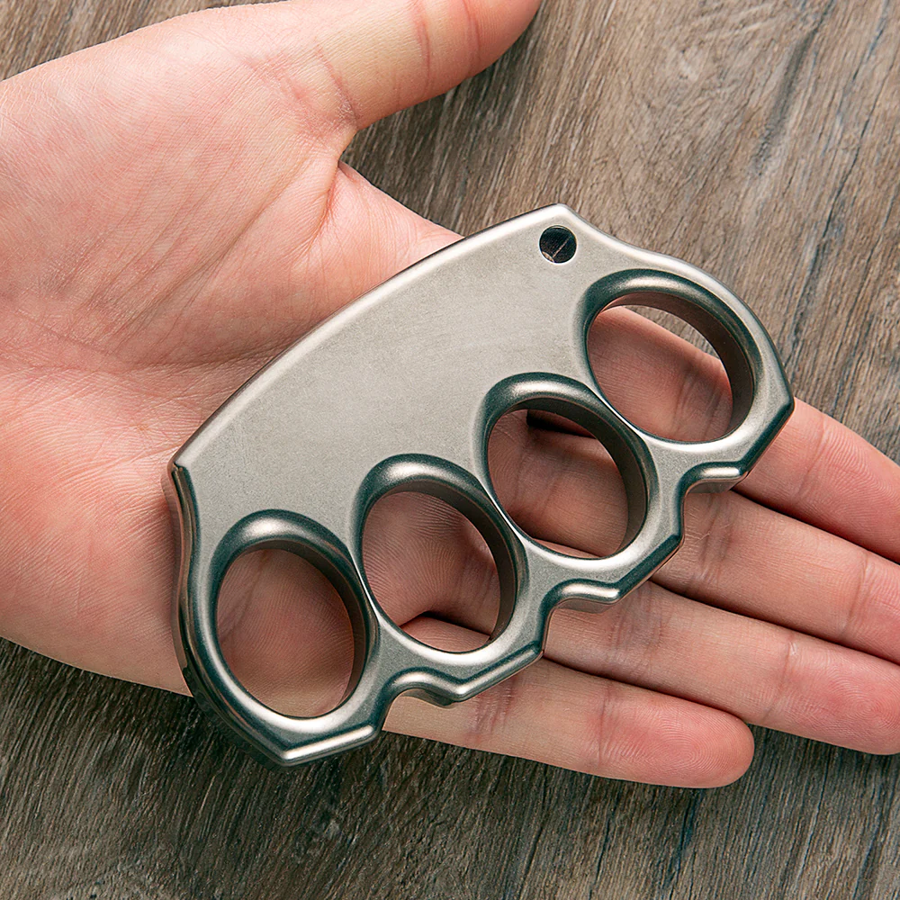 Titanium Brass Knuckles EDC Weapons - Image 2